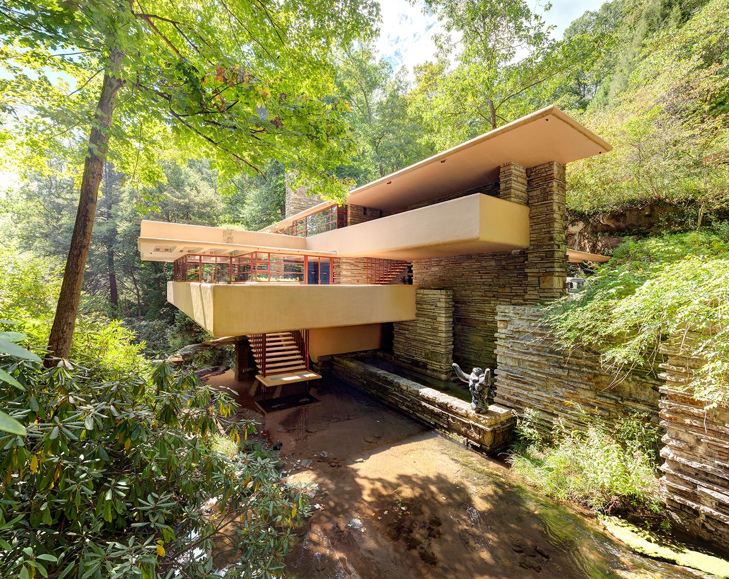 Fallingwater Pennsylvania USA Blueprint